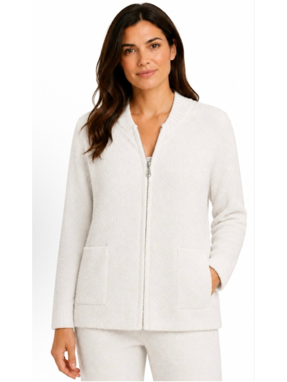New Barefoot Dreams Bomber Jacket Xl Tan